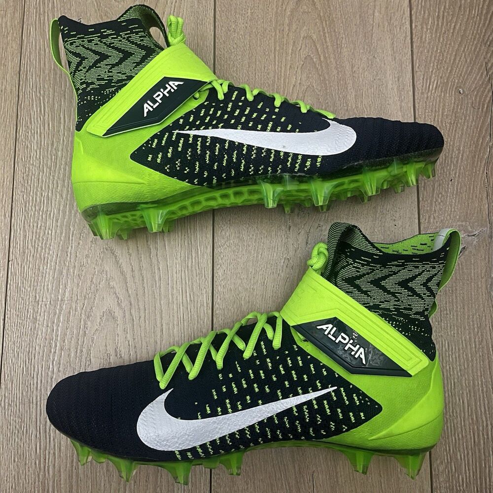 Nike Alpha Menace Elite 2 Seattle Seahawks Football Cleats Size 13